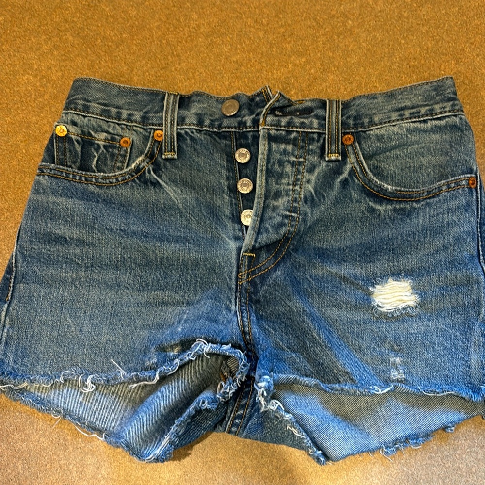 Levi's denim shorts, size 24